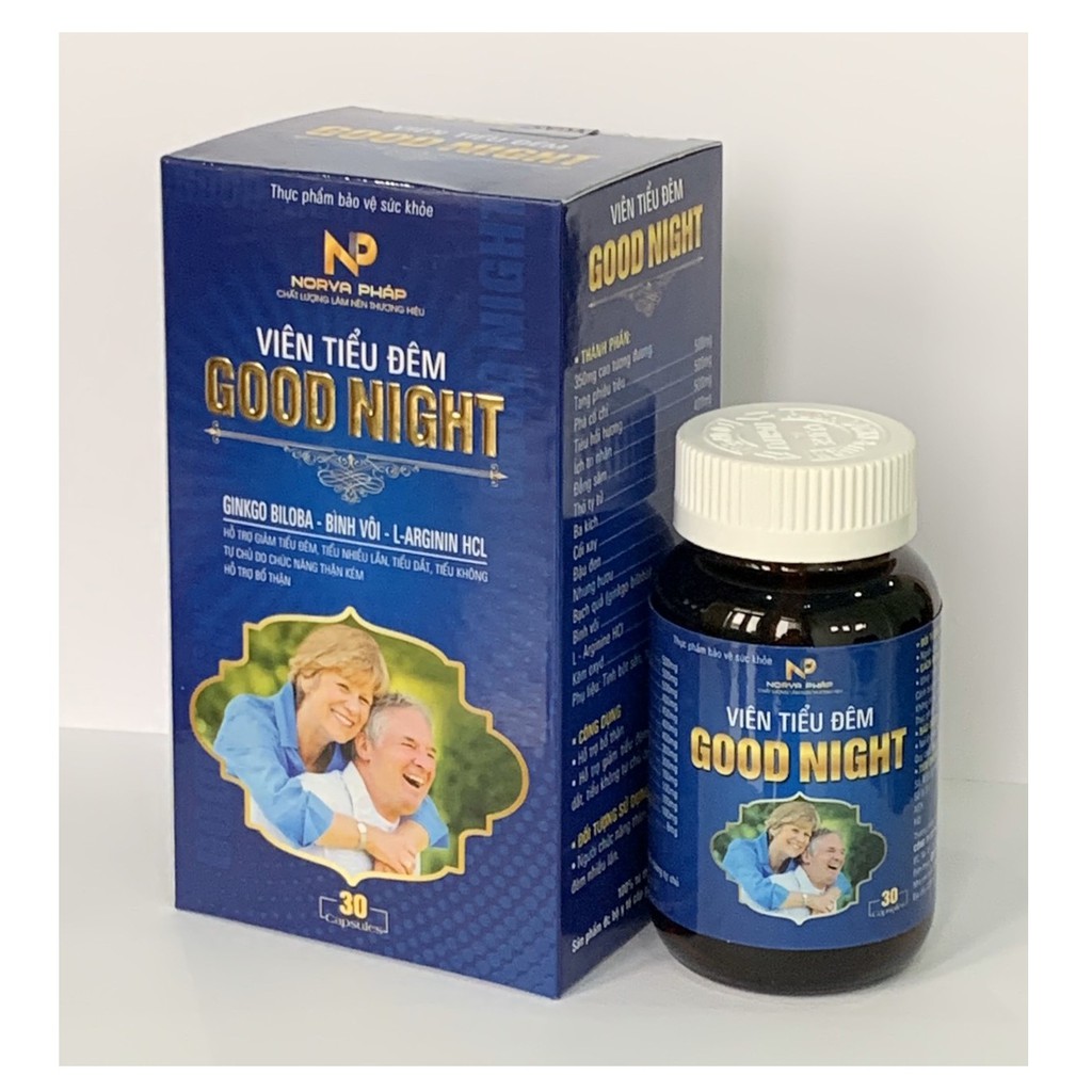 ✅ Viên tiểu đêm Good Night - Bổ thận, giảm tiểu đêm tiểu nhiều lần tiểu dắt tiểu không tự chủ