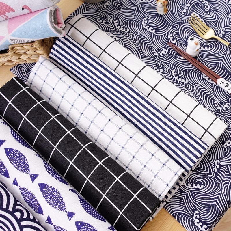 Khăn trải bàn chất liệu cotton trang trí phòng 46*68cm