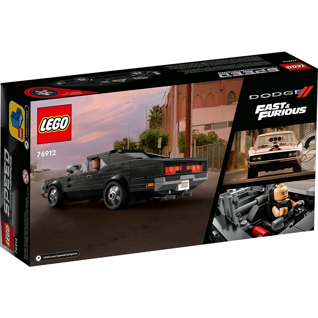 Lego 76912 Fast & Furious 1970 Dodge Charger R/T - Quá nhanh quá nguy hiểm 1970 Dodge Charger R/T