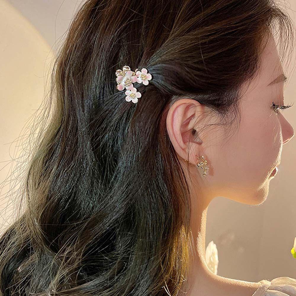 Kẹp Tóc Hợp Kim Họa Tiết Hoa Anh Đào Thời Trang Hàn Quốc WMES15H Cho Nữ
