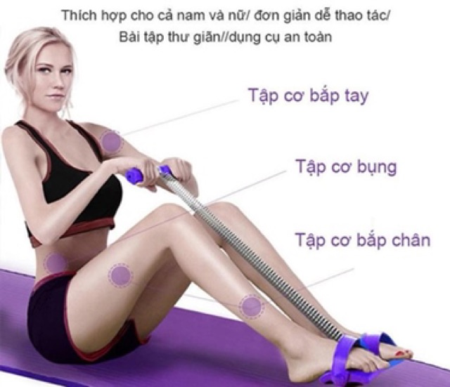 Dụng cụ tập cơ bụng lò xo tummy trimmer