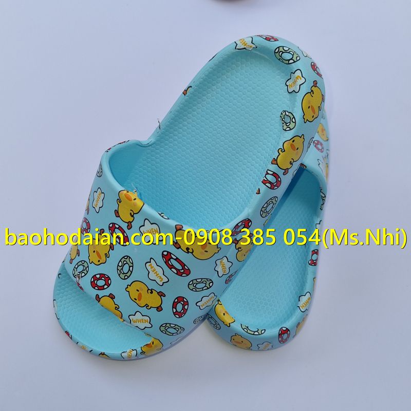 Dép sục bánh mì nhựa EVA siêu nhẹ hoạt tiết dễ thương E198/1