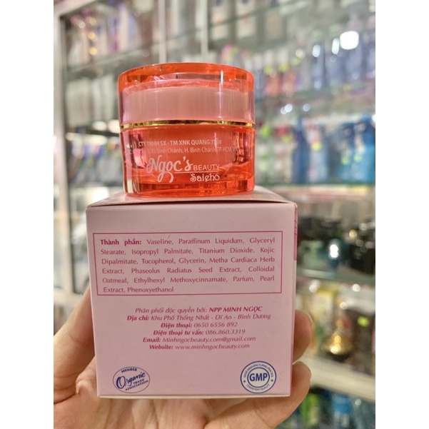 kem Ngọc’s hết mụn,ngừa dị ứng,chống nắng,thu nhỏ lỗ chân lông hủ 12g