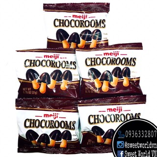 [HỘP 24 GÓI] Bánh nấm Meiji (510g) - Mỹ