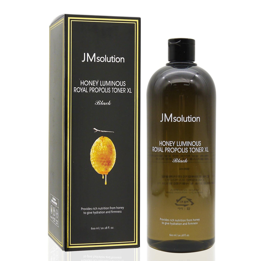 Nước Hoa Hồng JM Solution Honey Royal Propolis Luminous Toner XL 600ml