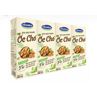 Sữa đậu nành hạt óc chó 1 lốc/4 hộp HSD:09/2021