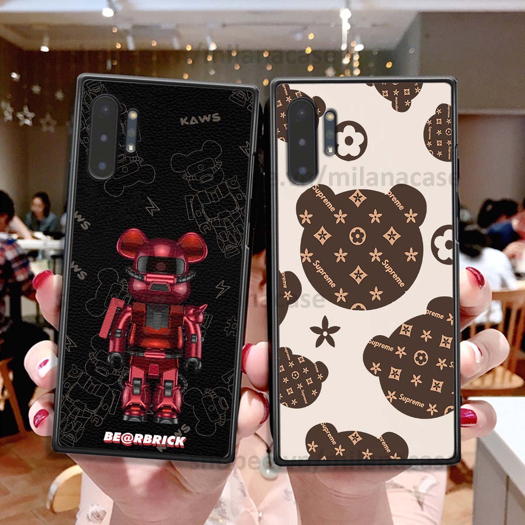 Ốp Samsung Note 10 / Note 10 Plus / Note 10+ gấu be@rBrick gấu Teddy Kaws siêu đẹp, phong cách, cá tính