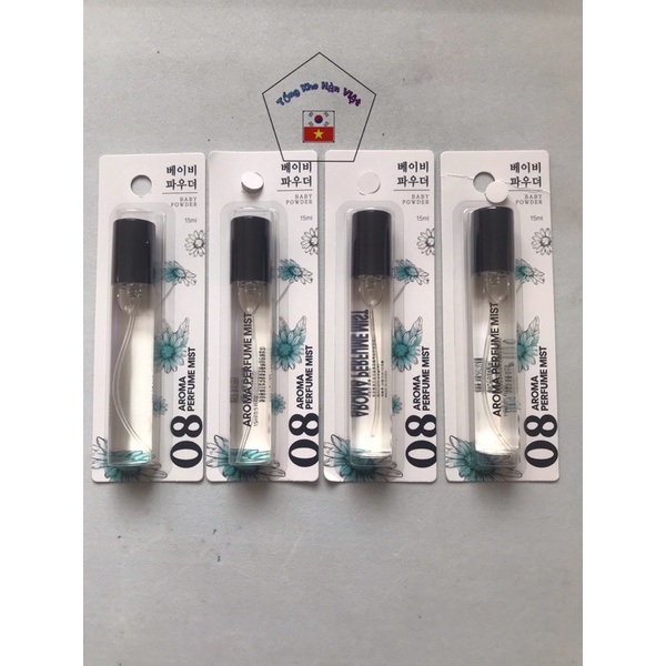 Nước Hoa Aroma Perfume Mist 15ml Hàn Quốc