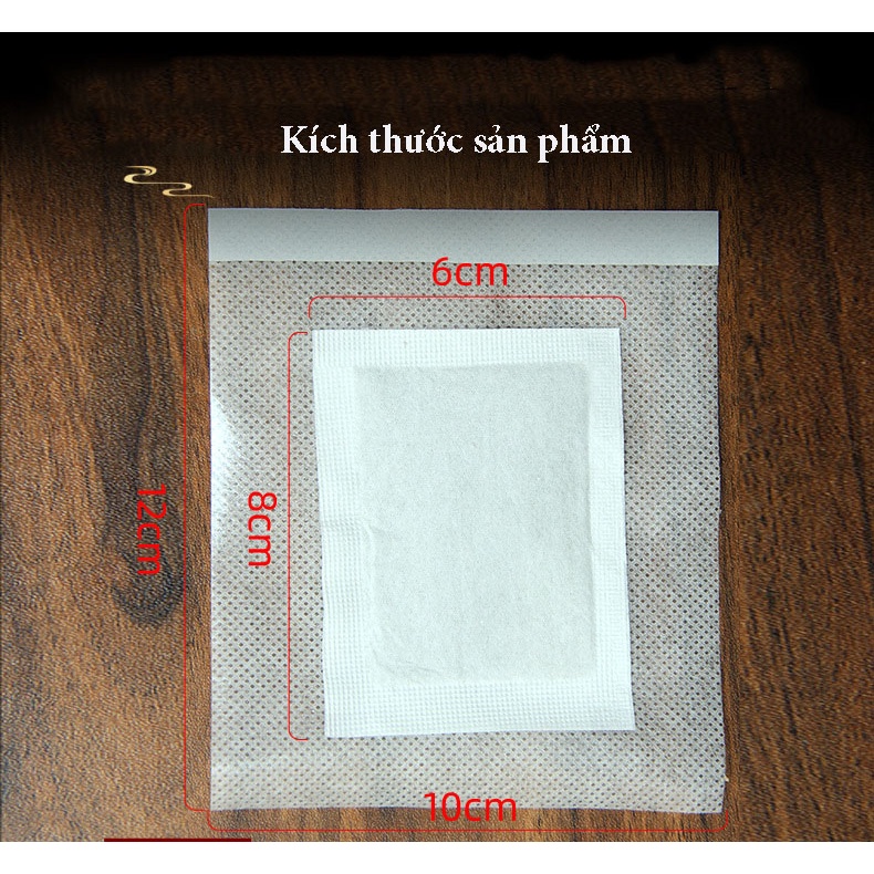 Hộp 10 miếng dán chân ngải cứu thải độc - loại bỏ chất thừa ra khỏi cơ thể hickies lacing system