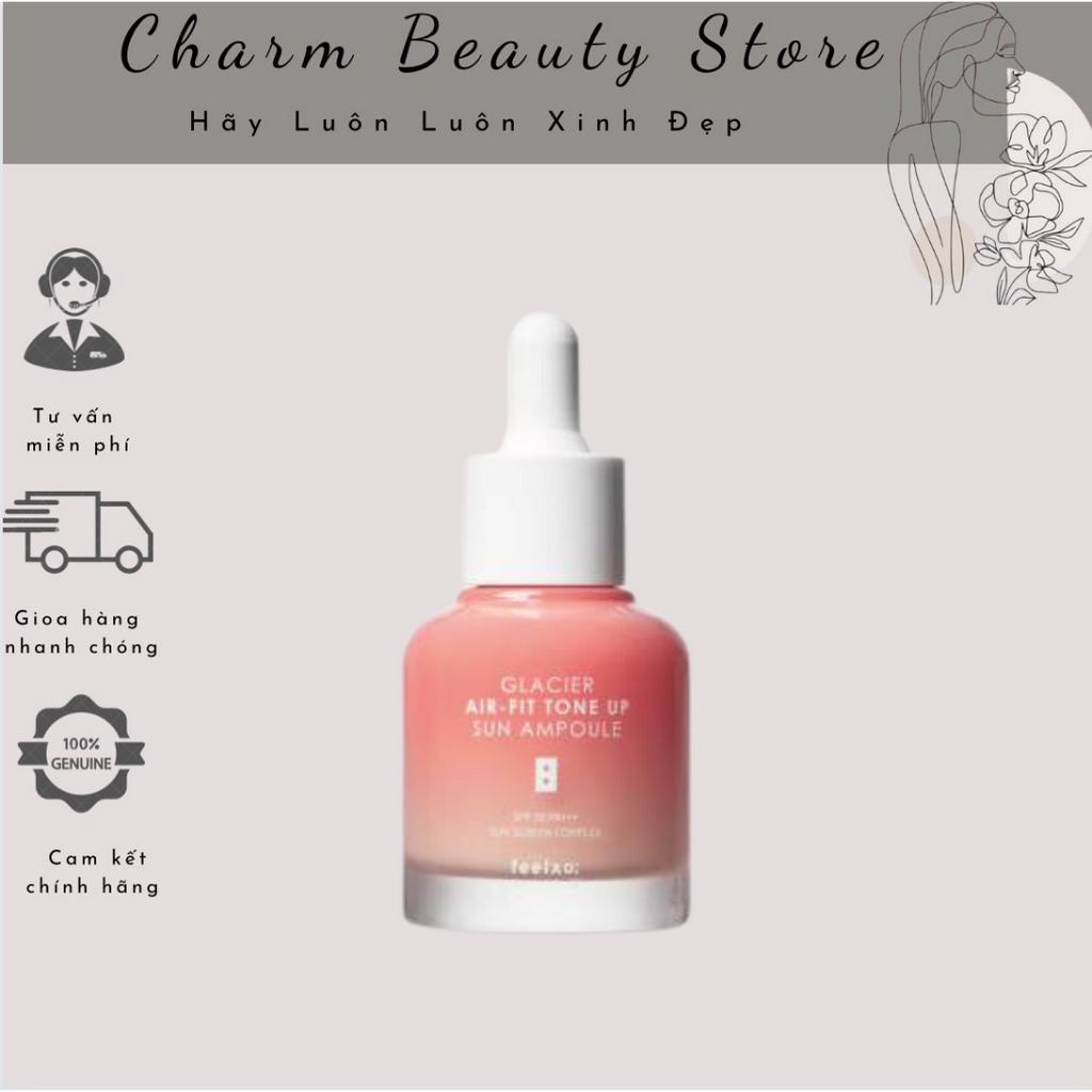 Tinh Chất Chống Nắng Dưỡng Trắng Nâng Tone Feelxo Glacier Air- Fit Tone Up Sun Ampoule SPF50+/PA+++ 30ML