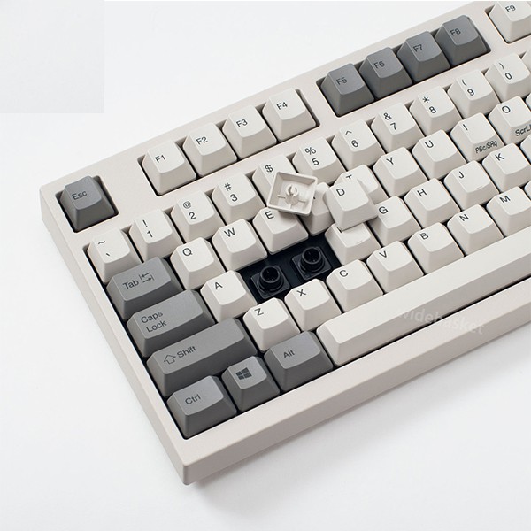 Bàn phím cơ Leopold FC980C White Grey Topre Switch - HÀNG CHÍNH HÃNG