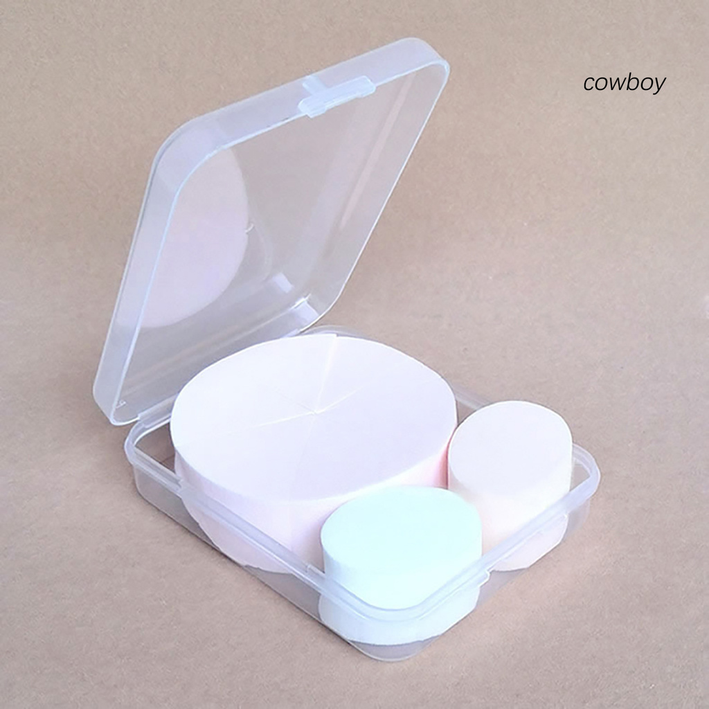 (Hàng Mới Về) Hộp Nhựa Trong Suốt Đựng Mút Trang Điểm Tiện Dụng
