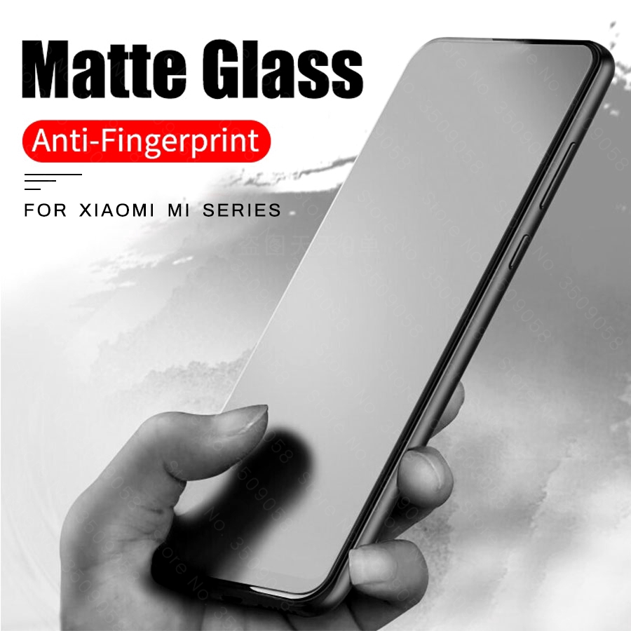 Kính Cường Lực Nhám Bảo Vệ Màn Hình Cho Xiaomi Mi 8 9 Se 10 Lite Iomi Mi 9t Pro A3 Play Cc9 Cc9E