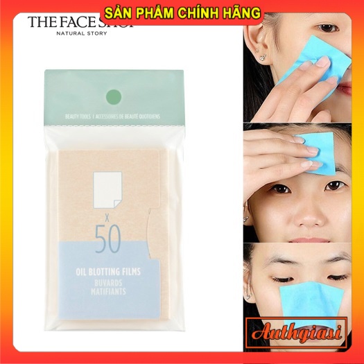 Giấy thấm dầu The Face Shop Daily Beauty Tools Oil Blotting Films TFS 50 miếng