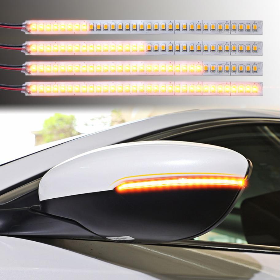 Đèn LED gương ô tô 18cm Mirror Flowing dạng nước chảy (đạt chuẩn CE, FC) - Home and Garden