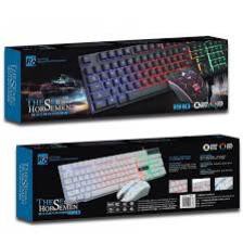 🎁Freeship🎁 Combo Bàn phím giả cơ và Chuột chuyên game R8 1910 Led 7 màu có dây -dc2348