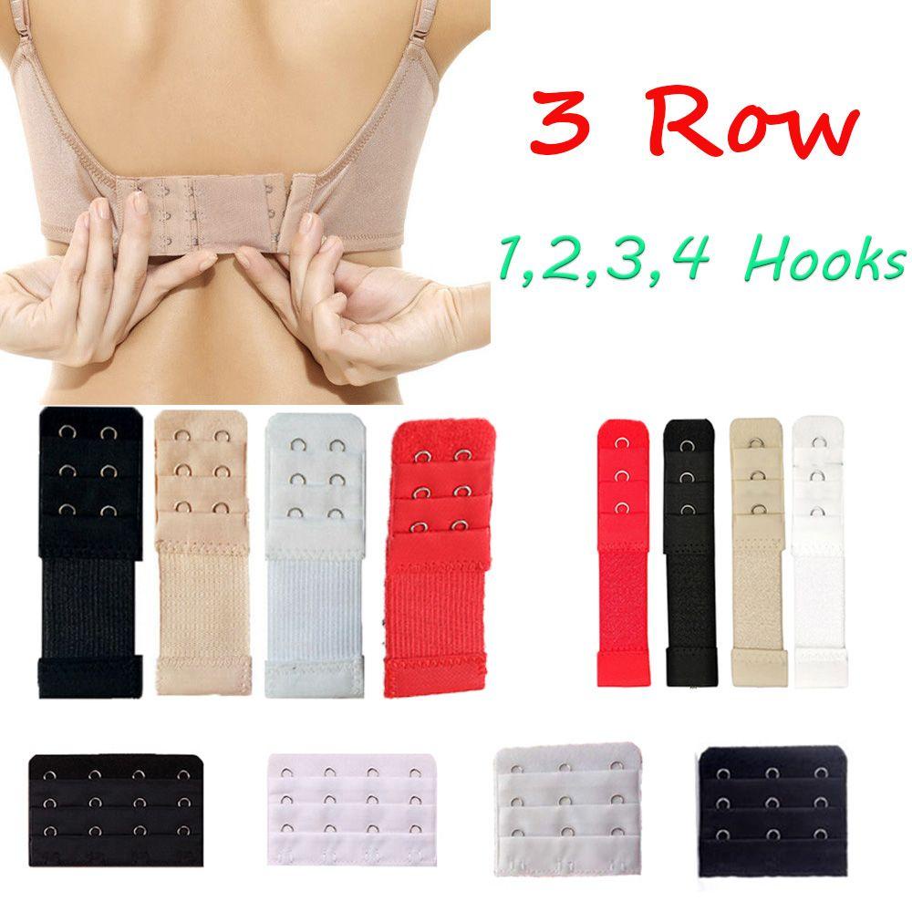 DWAYNE Dây Đai Co Giãn 3 Hàng Móc Áo Ngực 1 / 2 / 3 / 4