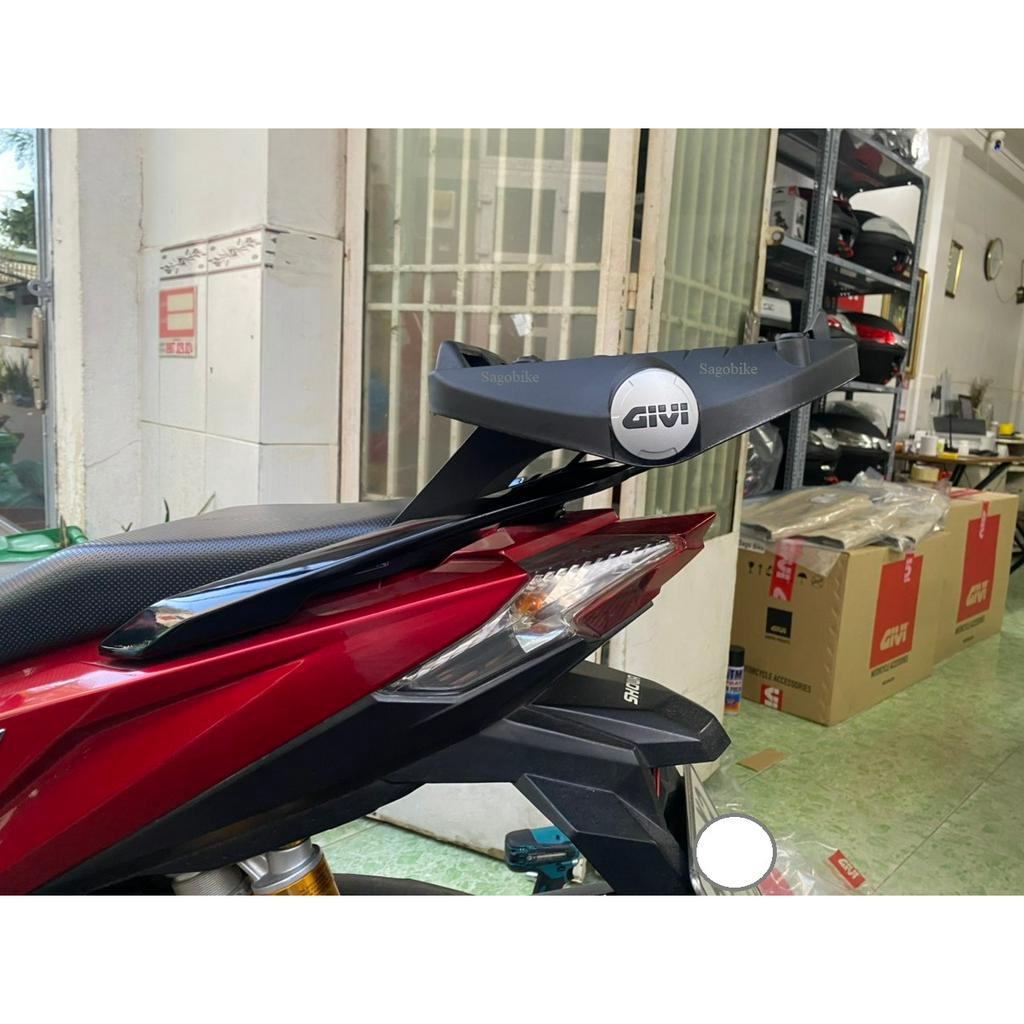 Thùng xe Vario 150, thùng givi B45NM và baga SRV Vario 150, hàng givi chính hãng, bảo hành 2 năm