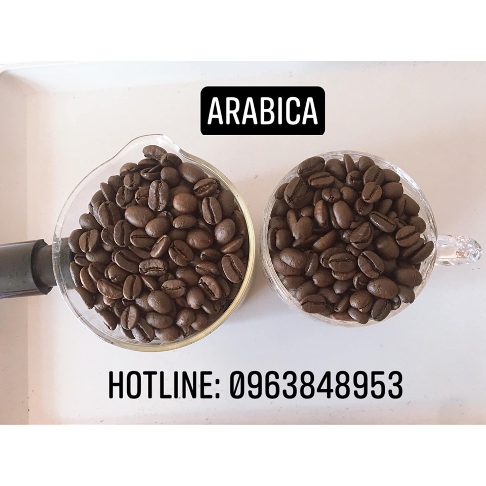 Cà Phê Hạt rang mộc Arabica Cầu Đất ĐL (S18)_túi 1kg (Mua nhiều giảm giá)