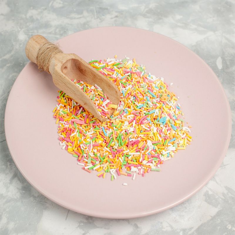 Hũ 250g cốm màu rắc kem nhiều vị
