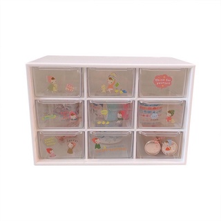 [Hộp 9 Ngăn] Hộp Đựng Washi & Sticker
