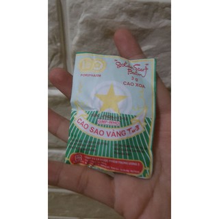 (sale nghỉ bán)Cao Sao Vàng ( Dầu Cù Là)  3gr