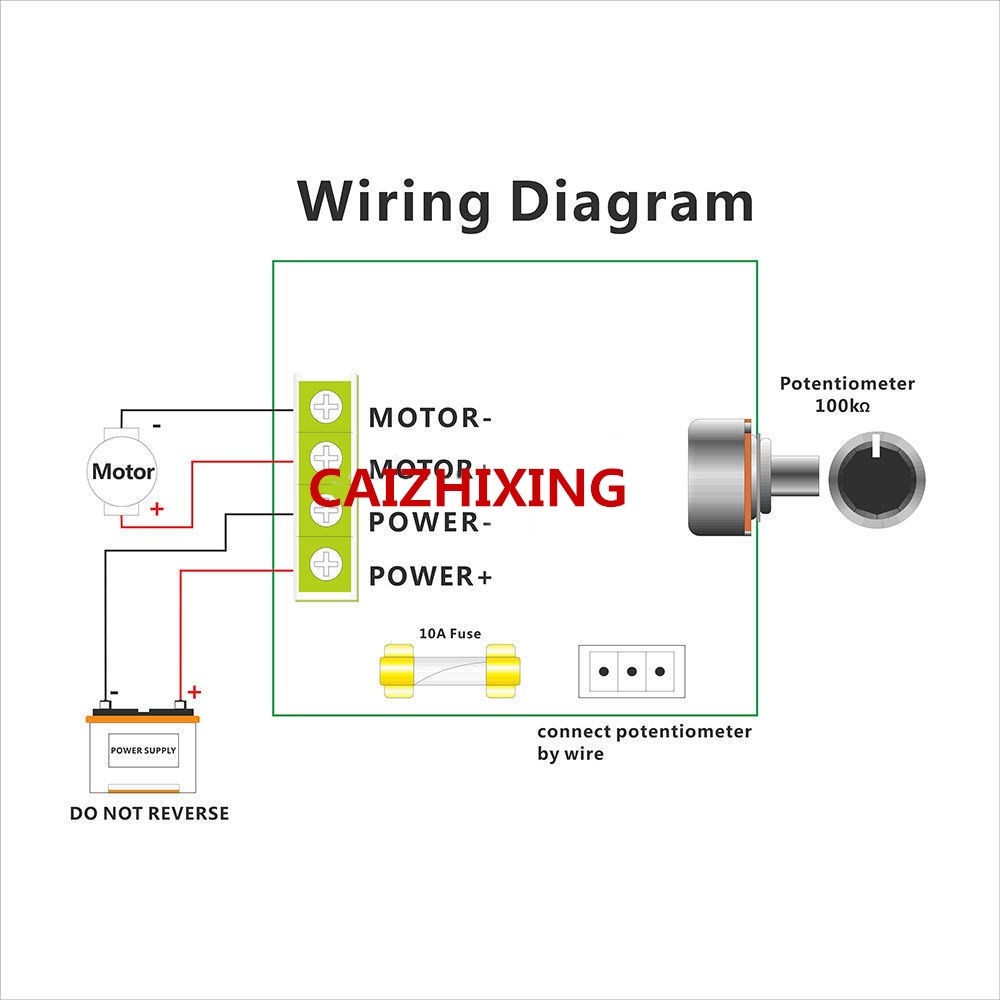 Động cơ điều chỉnh tốc độ DC 12V 24V 30V 40V 13Khz PWM DC 10A 50A 1000Uf