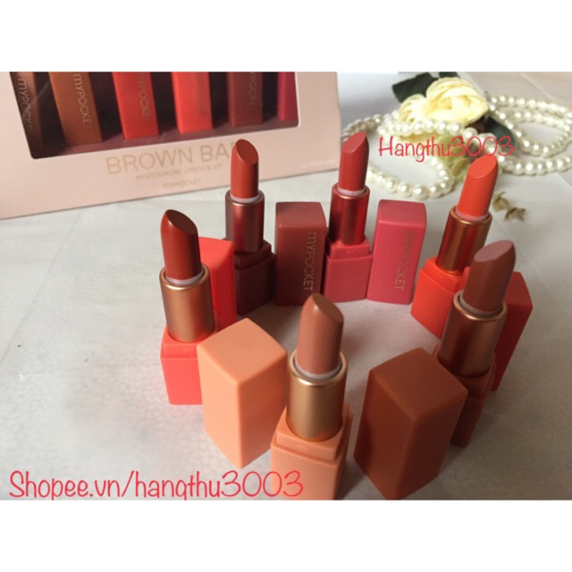 Set Son Missha My Pocket Mini Mood & More Lipstick Kit