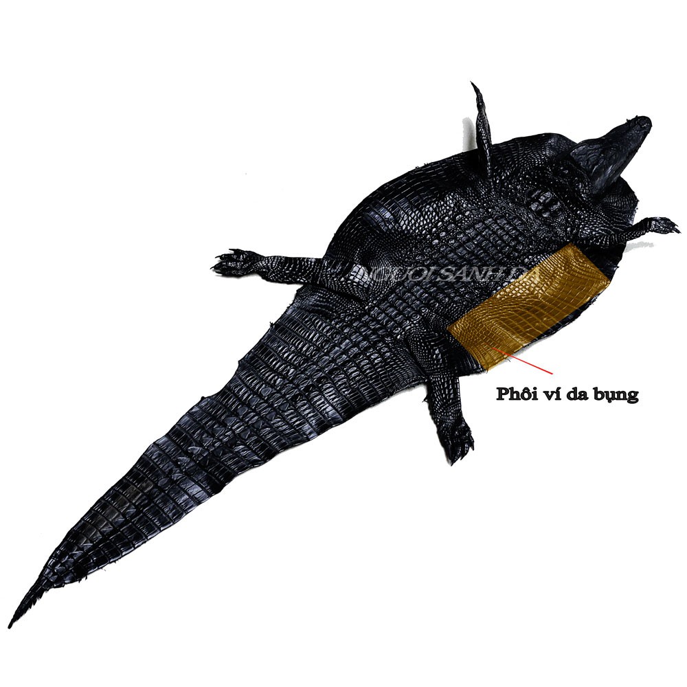 Ví  da bụng 2 mặt cá sấu cao cấp - Hàng tận xưởng , bảo hành 24 tháng