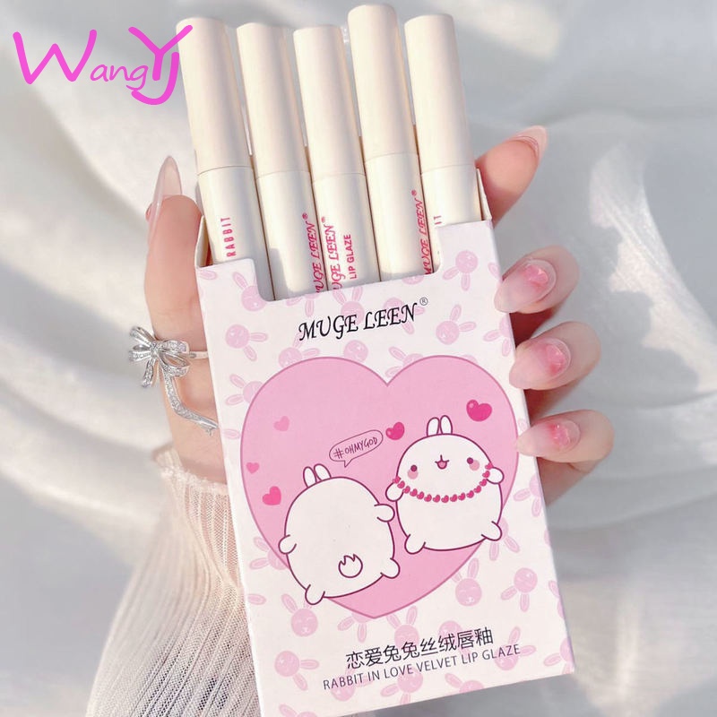 Set Son Môi MUGE LEEN Màu Sắc Xinh Xắn Chống Thấm Nước Lâu Trôi Không Phai Màu