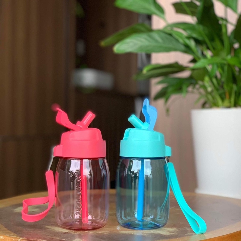 Bình uống nước có ống hút cho bé Tupperware - dòng lohass mini 350ml - BoBa store