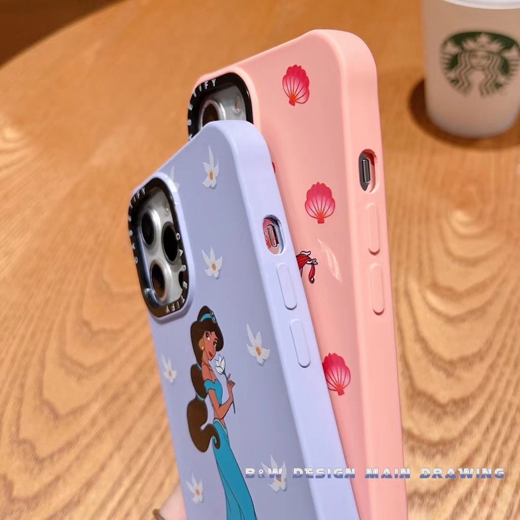 Ốp Điện Thoại Silicon Họa Tiết Hoạt Hình Công Chúa Dễ Thương Chống Sốc Cho iPhone 13 12 Pro MAX 11 Pro MAX X XR XS MAX 7 8 Plus