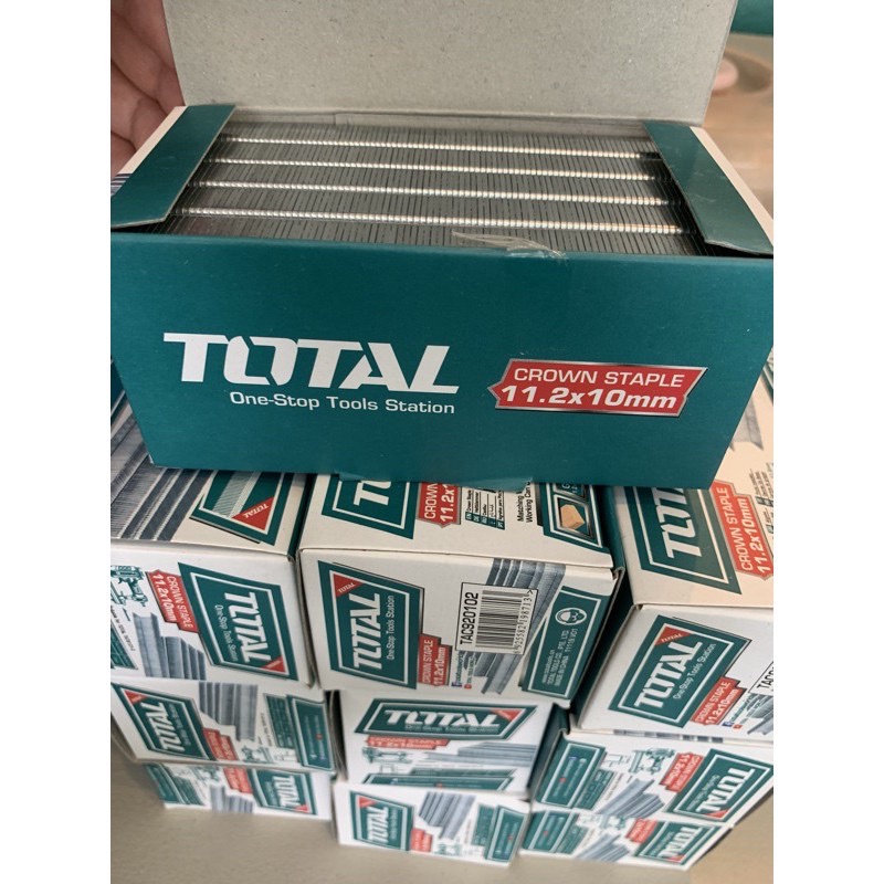 TOTAL Đinh bấm chữ U từ 6mm đến 13mm TAC920062/TAC920082/TAC920102/TAC920132