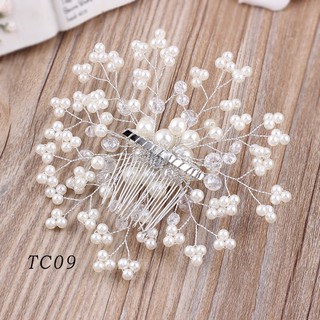 [Hana Gift] Cài tóc cô dâu đính hạt châu