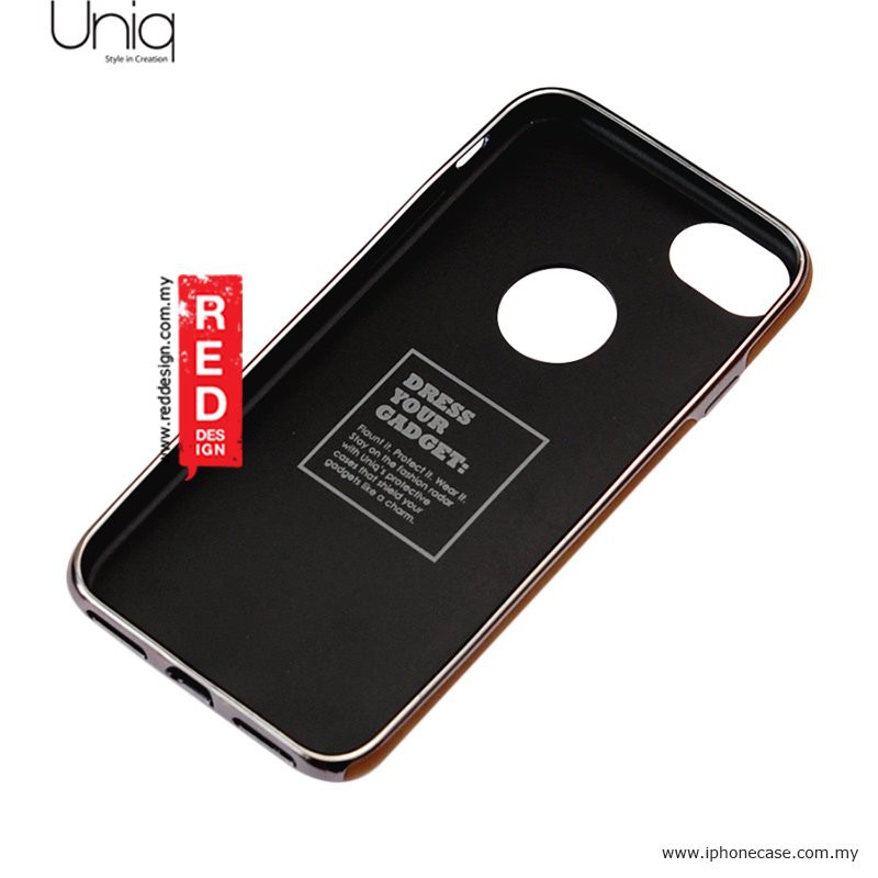 Ốp lưng Iphone 7/8 Uniq Luxe Singapore da bò