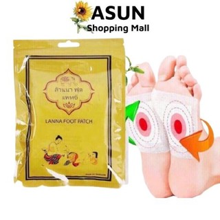 {Nhập Khẩu Chính Hãng Giấy Tờ Đầy Đủ} Gói 10 Miếng Dán Thải Độc Chân Lana Foot Patch Thái Lan