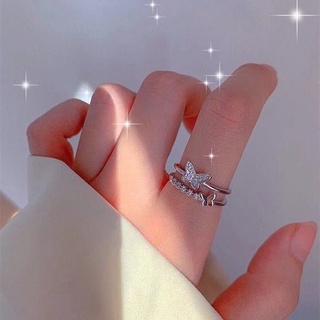 Set 4 nhẫn phong cách LOLITA SIÊU XINH butterfly MẪU MỚI NHẤT 2021 siêu xinh S4B