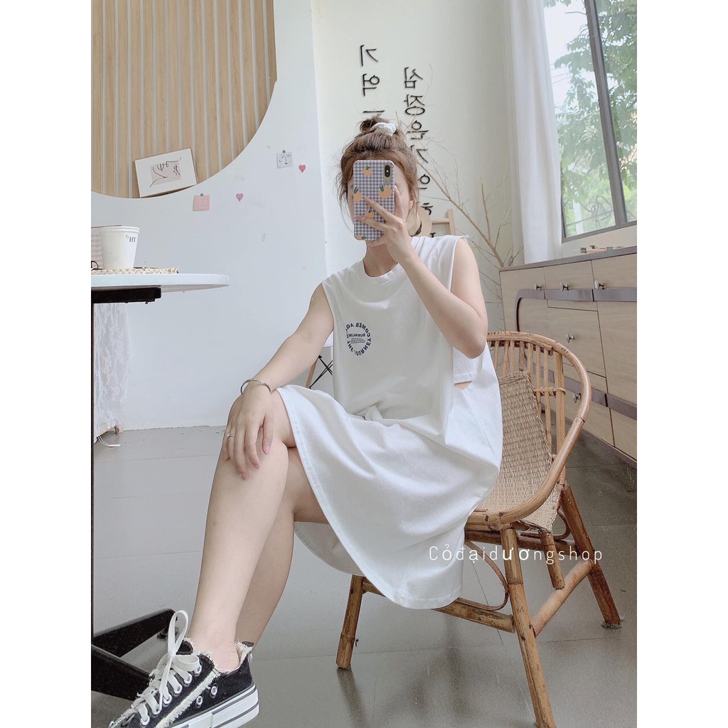 Váy Tanktop Thun Nữ Comes - BaoBao.Clothing [FREESHIP] - Đầm ba lỗ dáng suông, form rộng dễ mặc | BigBuy360 - bigbuy360.vn