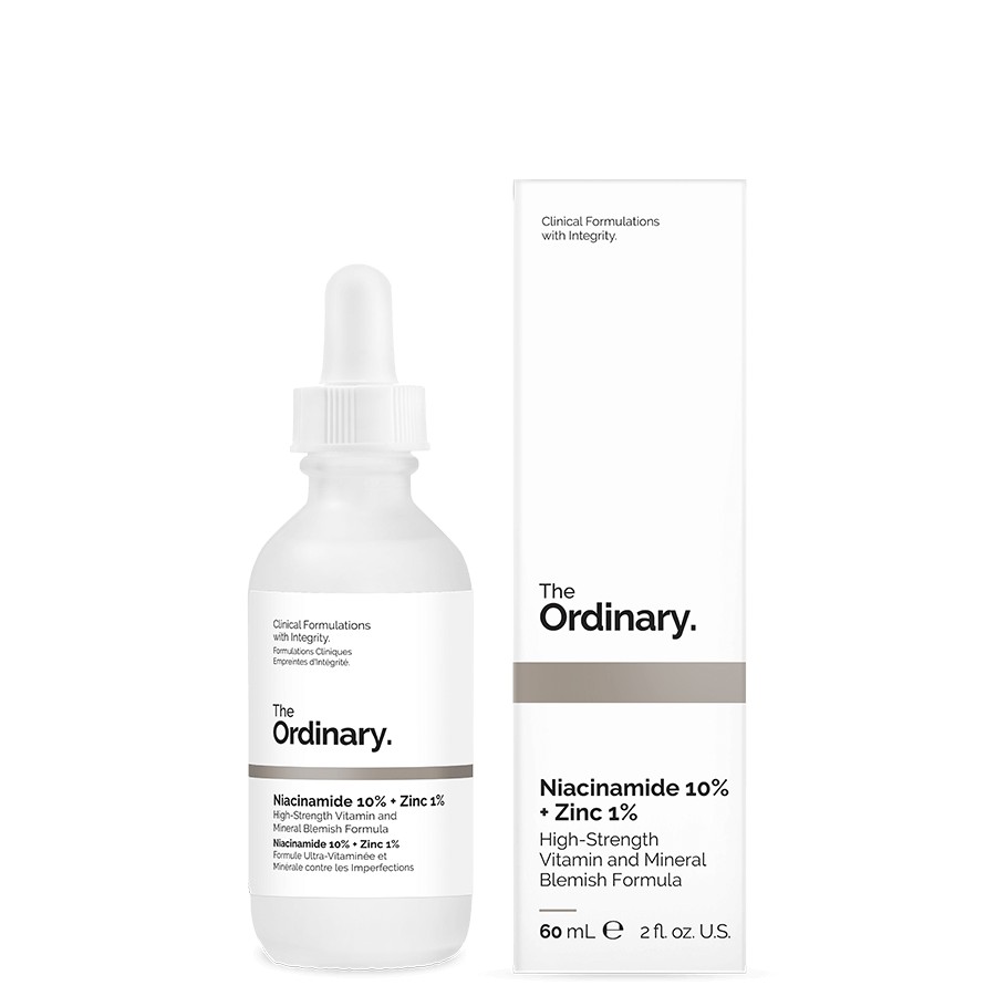 Tinh chất giảm thâm, kiềm dầu mụn serum The Ordinary Niacinamide 10% và Zinc 1% bản Canada