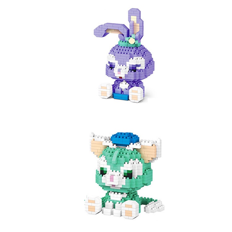 POP it Figet Toy Đồ chơi lắp ráp lego mô hình động vật 3D thu nhỏ dễ thương
