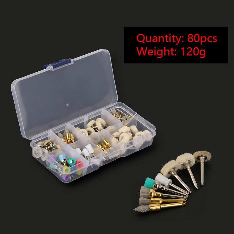 Bộ 80 Dụng Cụ Đánh Bóng Răng Chất Lượng Cao