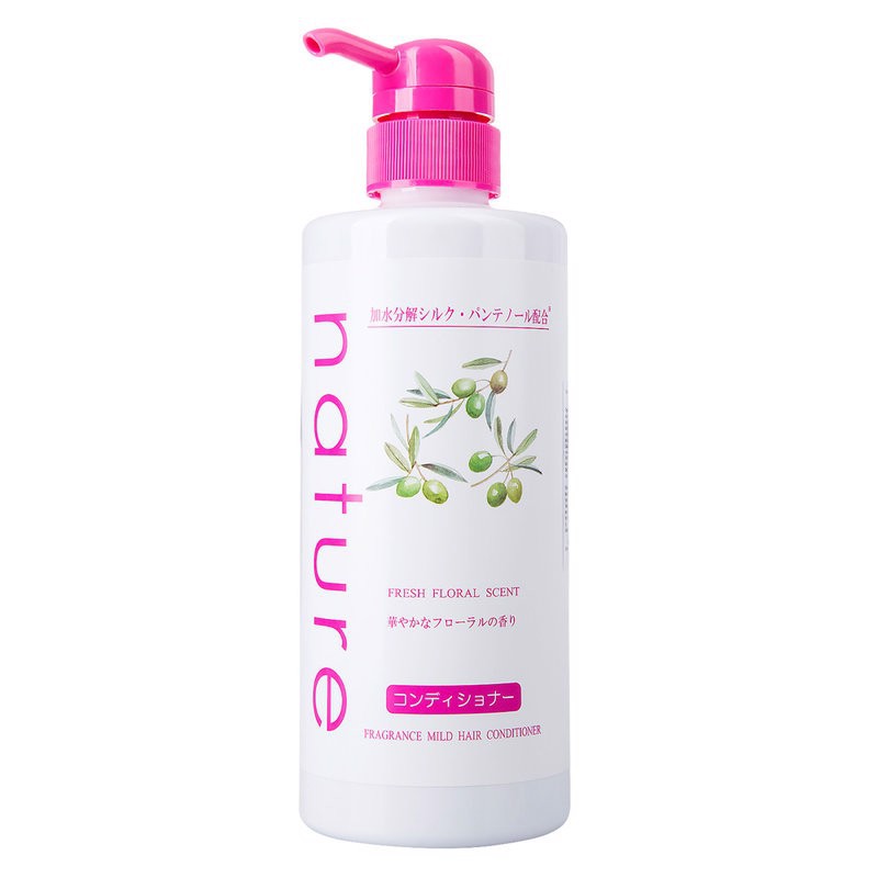 Dầu gội xả thảo dược giảm khô xơ, gãy rụng Naris Nature Hair Shampoo 500ml Nhật Bản