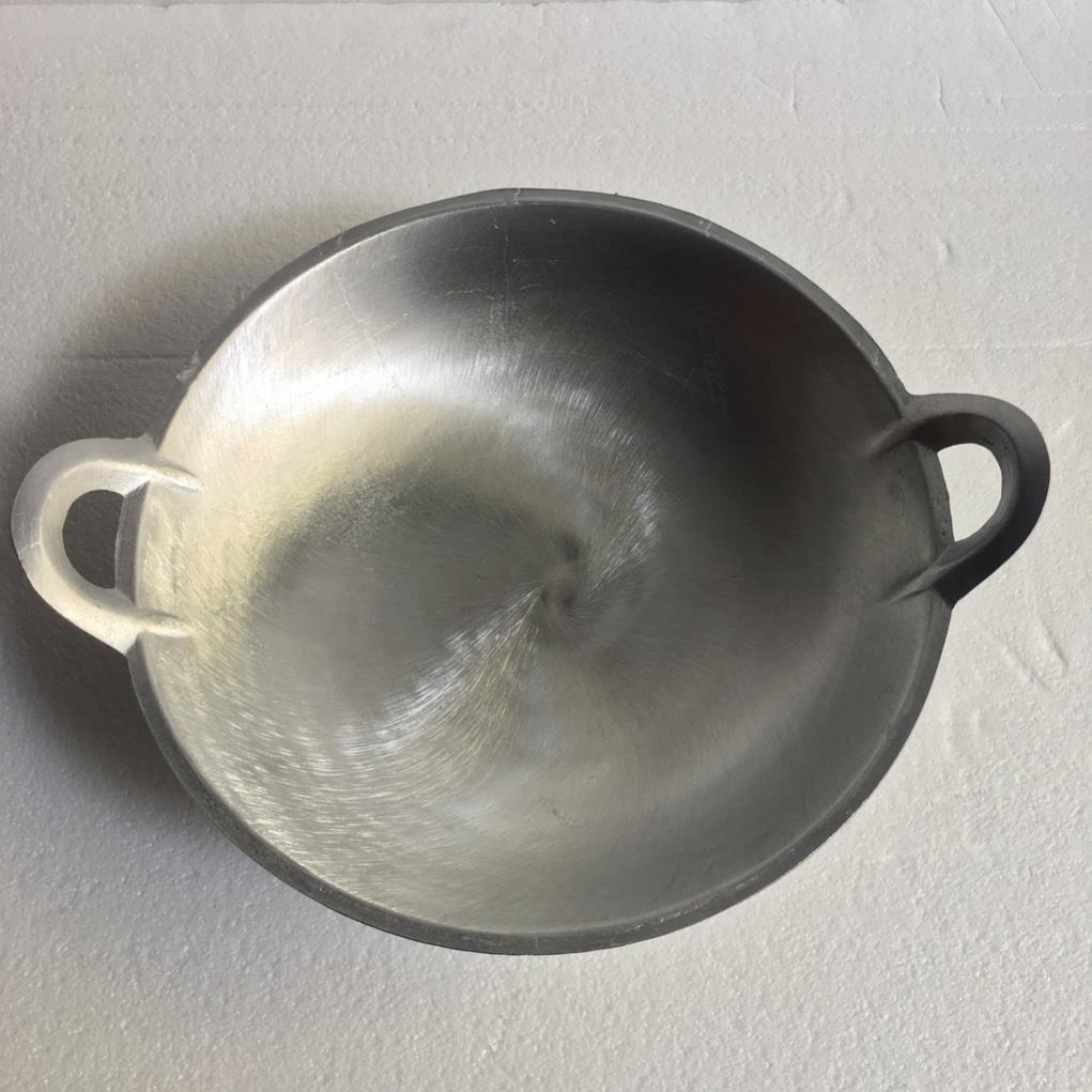 Chảo gang đúc thủ công nguyên khối. Size 25cm-30cm-35cm-40cm