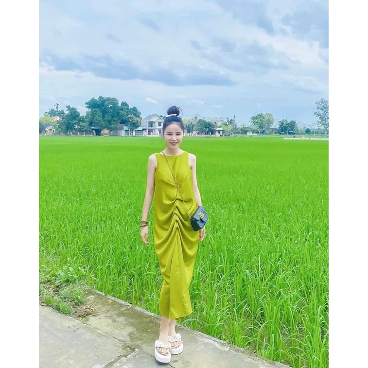 VÁY nhún bụng sát nách