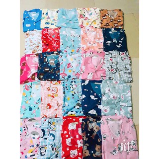 Đồ bộ pijama tay ngắn quần dài kate thái loại 1