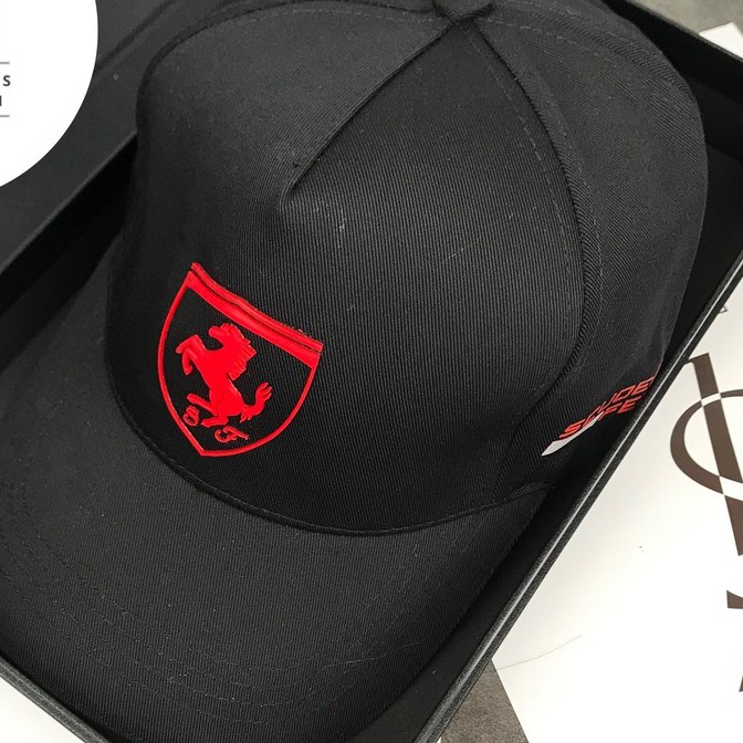 Nón Lưỡi Trai - Nón Kết Ferrari Con NGỰA Form Cứng , Cao Cấp , Phong Cách Thời Trang Nam Nữ - Mũ lưỡi trai