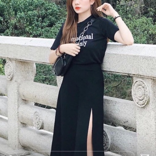 váy xẻ tà Hamy Store