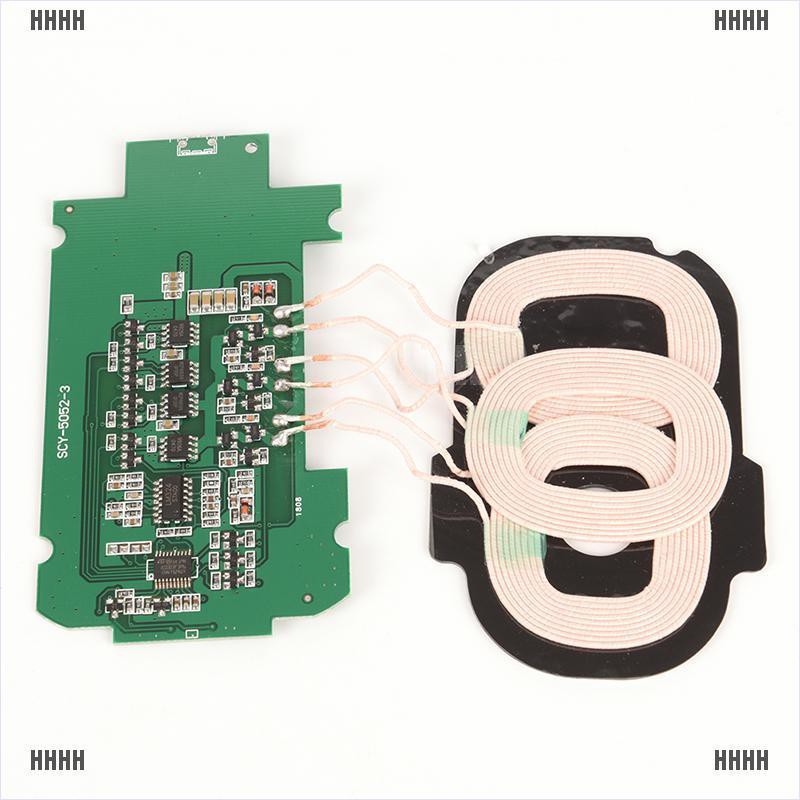 [WYL]5V/2A 3 Coils Qi Wireless Charger PCBA Circuit Board Coil Charger Universal