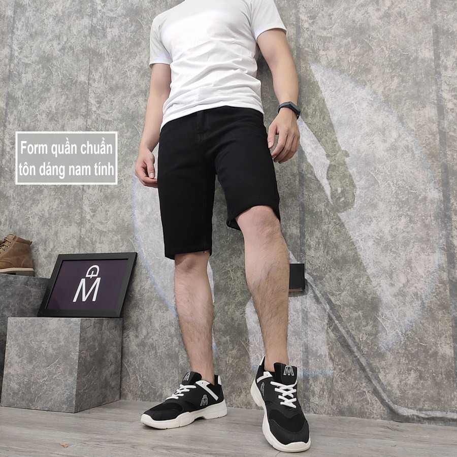 Quần short jean nam TS169 vải chất đẹp không phai màu đẹp Tronshop