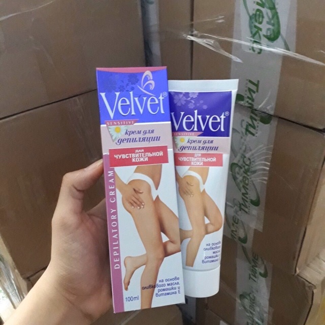 Kem Tẩy Lông Velvet Nga